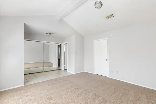 a view of empty room