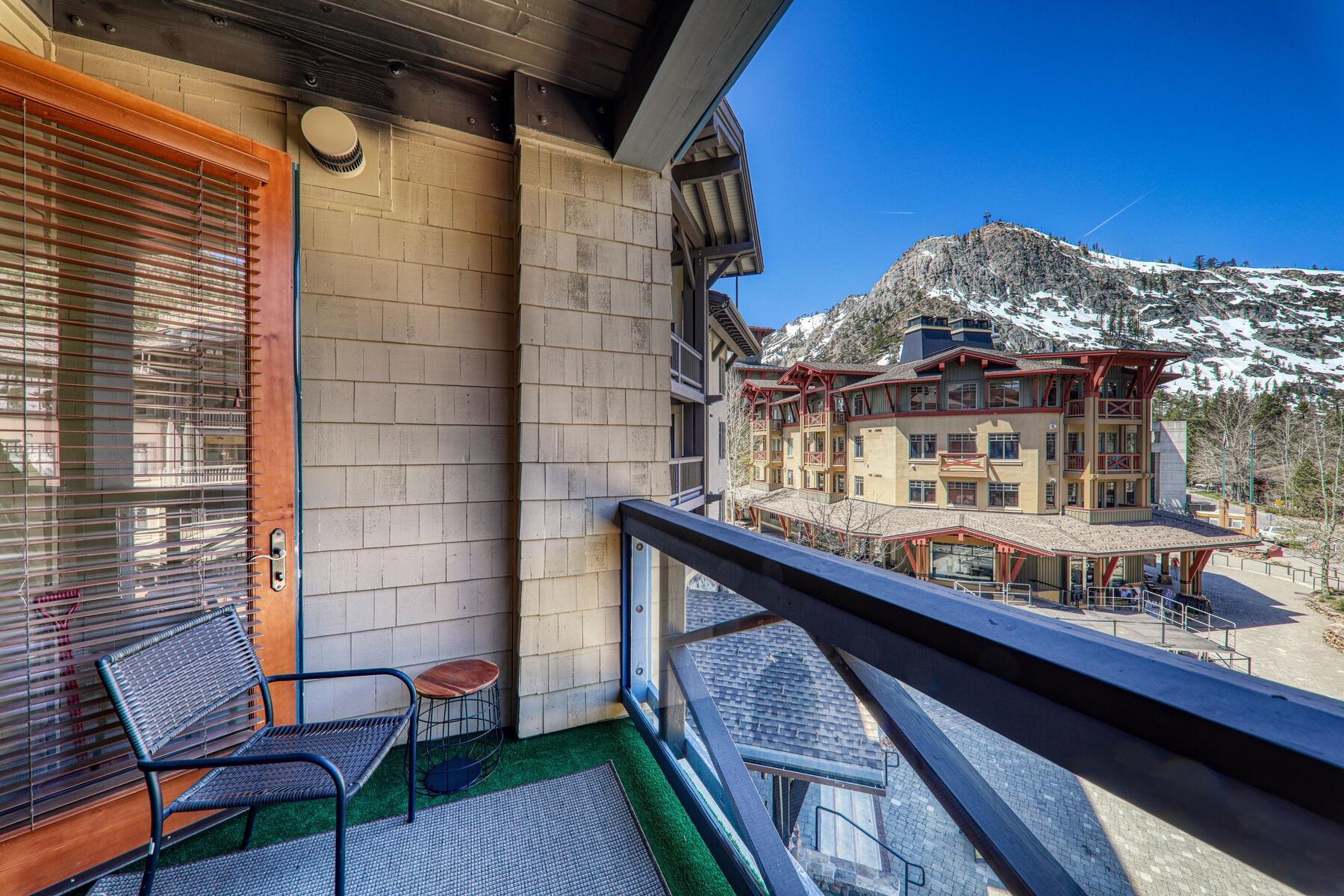 1880 Village South Road, Unit 3334 Olympic Valley, CA 96146 - Photo 16 of 27 a view of a balcony with chairs