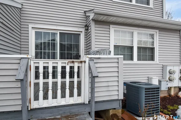 a view of a house with a window
