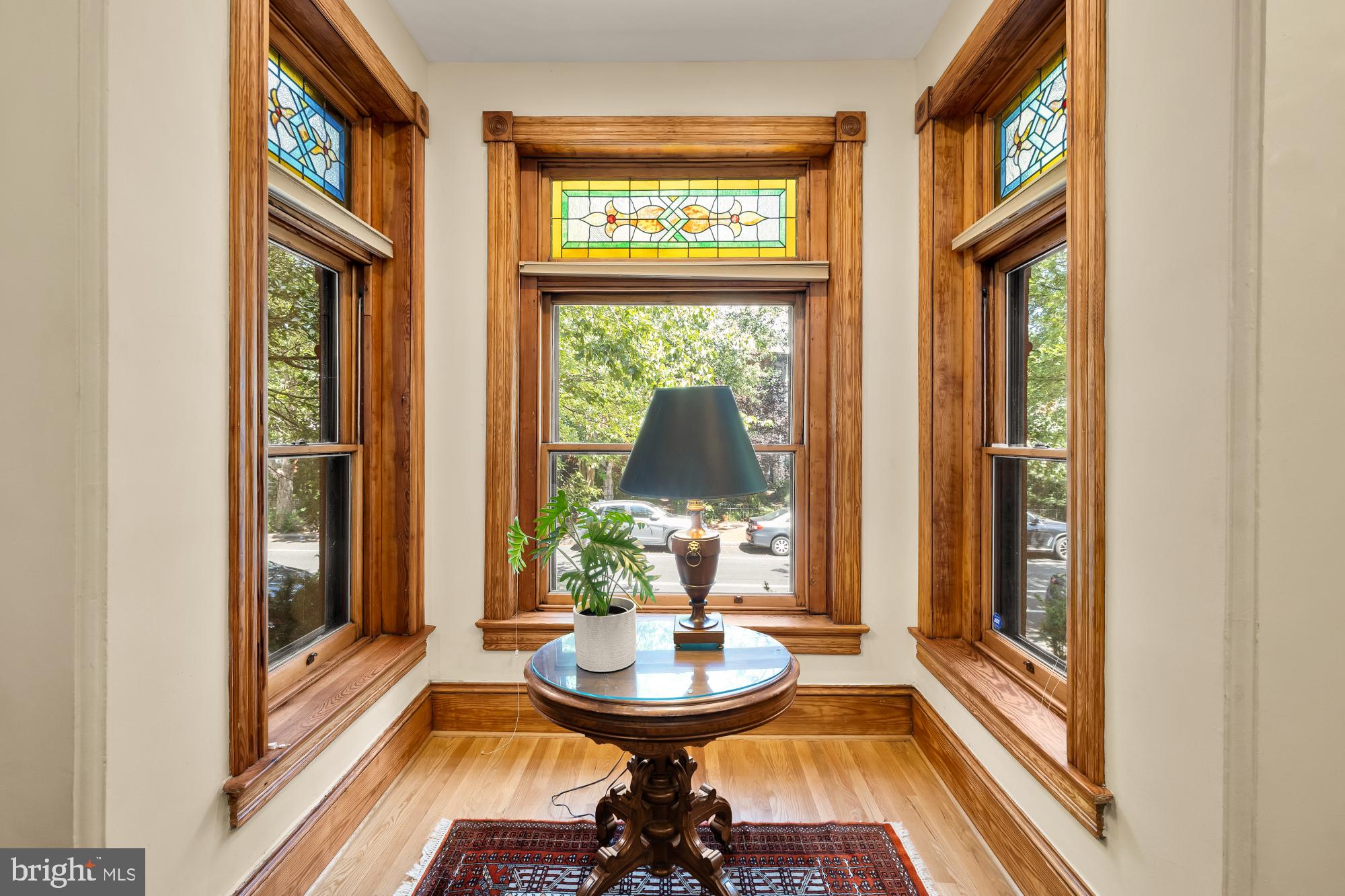 1214 T Street Northwest Washington, DC 20009 - Photo 13 of 88 Beautiful wood trim and stained glass