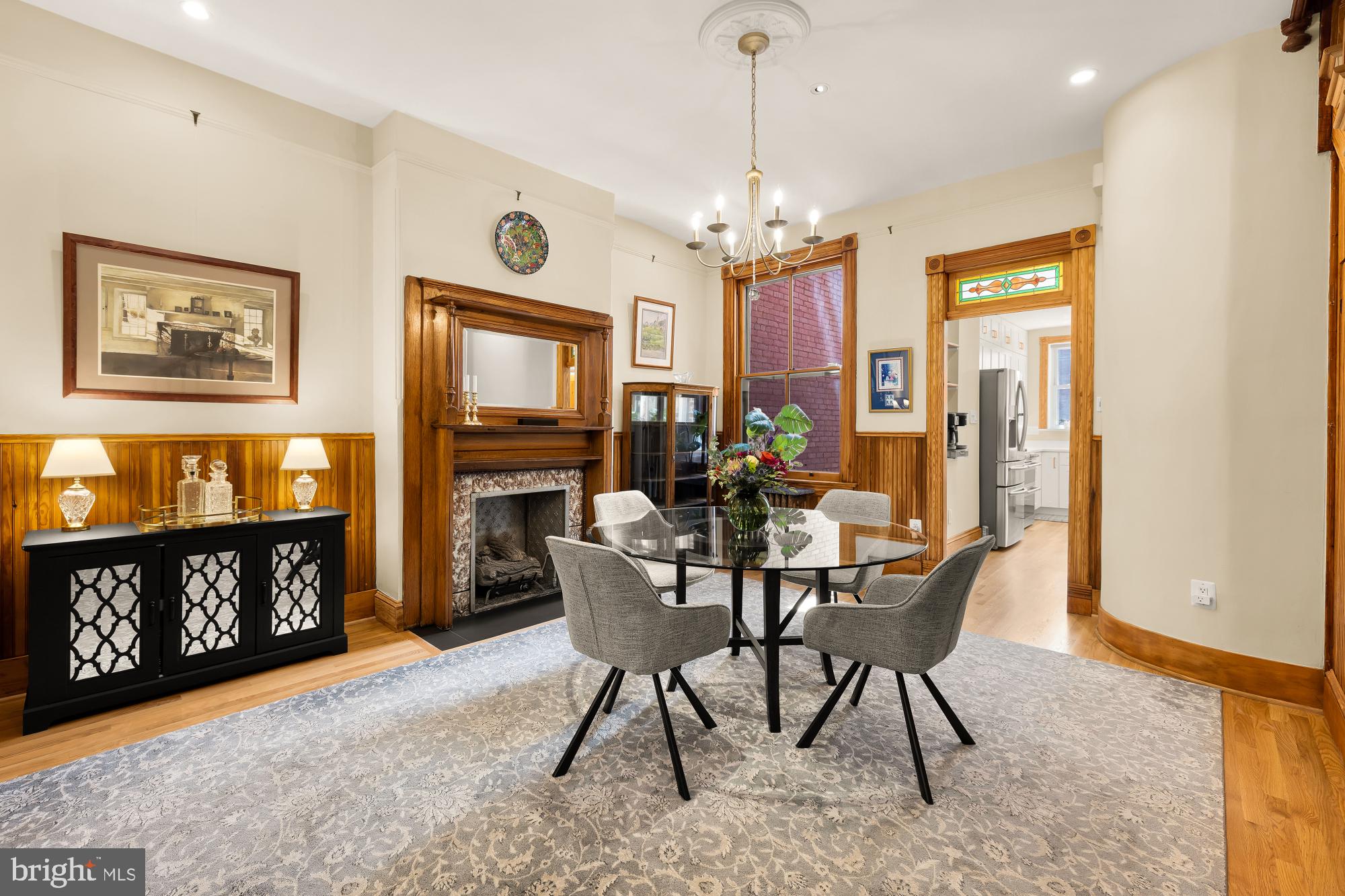 1214 T Street Northwest Washington, DC 20009 - Photo 19 of 88 a view of a dining room with furniture