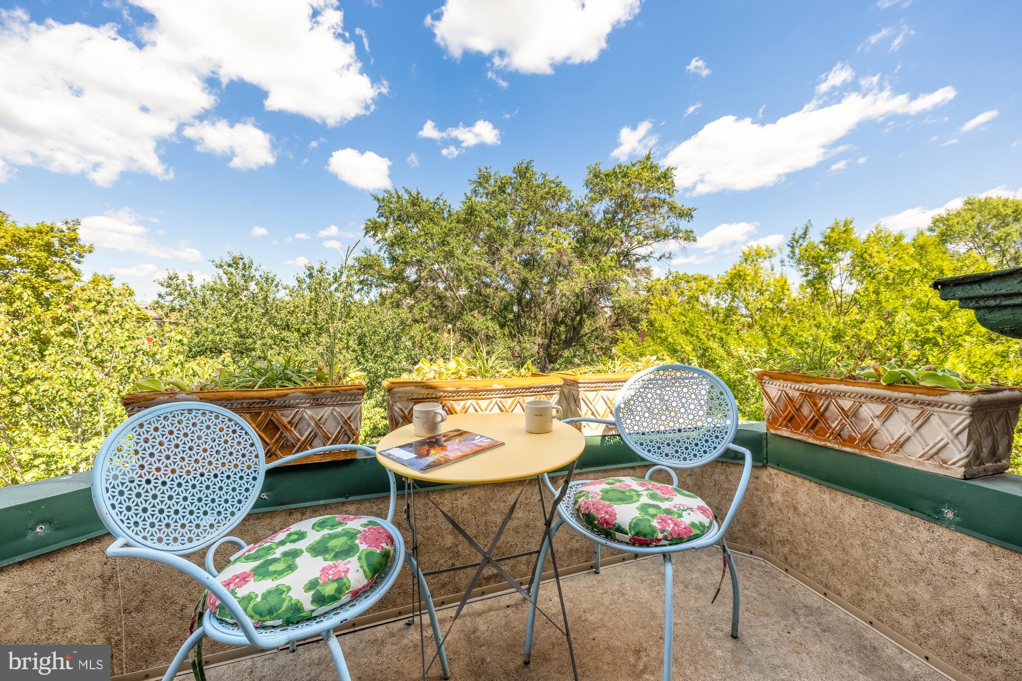1214 T Street Northwest Washington, DC 20009 - Photo 45 of 88 Tree-top balcony off the master suite