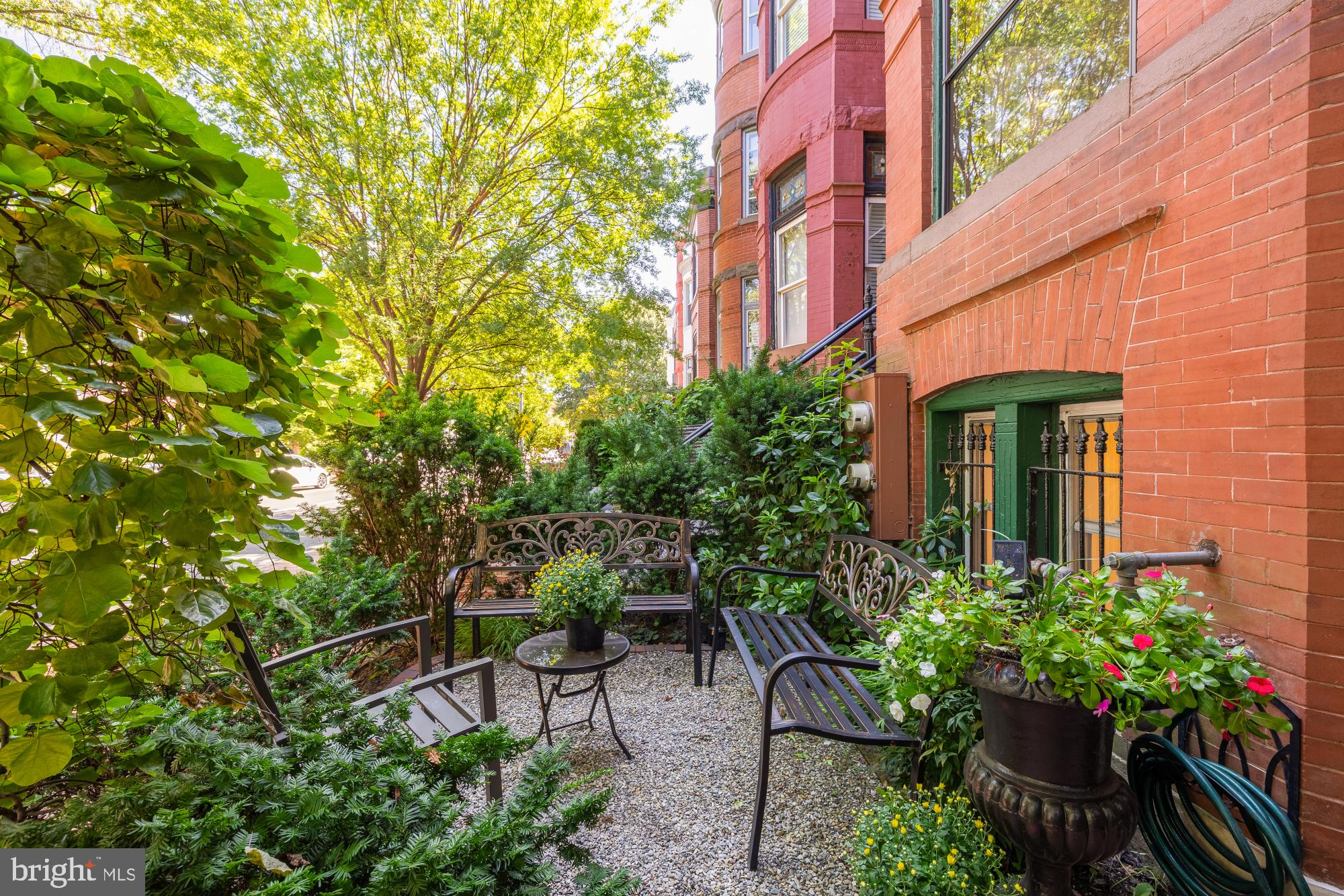 1214 T Street Northwest Washington, DC 20009 - Photo 55 of 88 Relax in the front garden