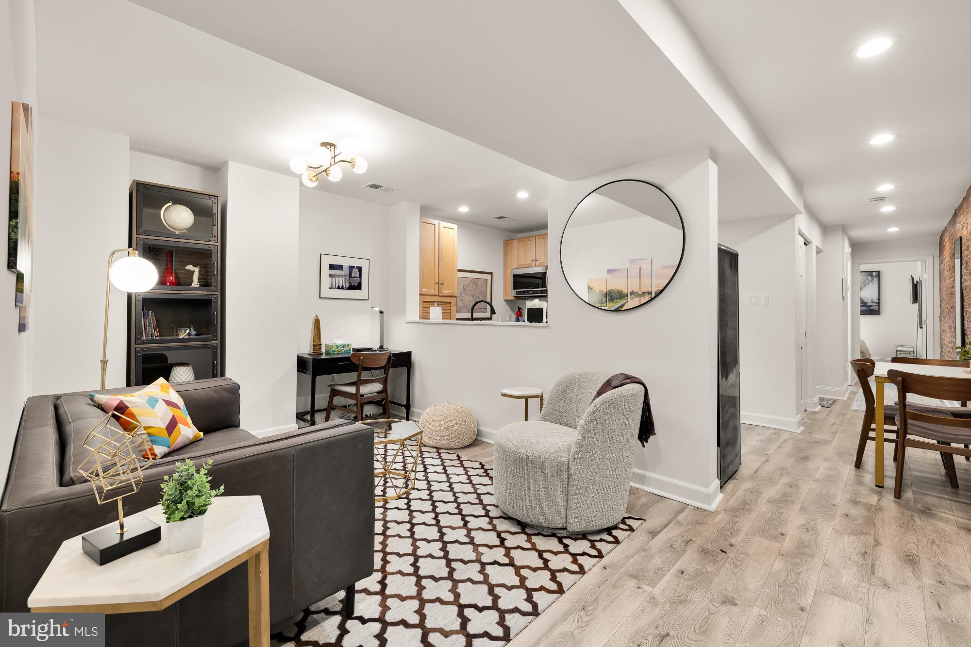 1214 T Street Northwest Washington, DC 20009 - Photo 88 of 88 Open floor plan with combo living/kitchen/dining