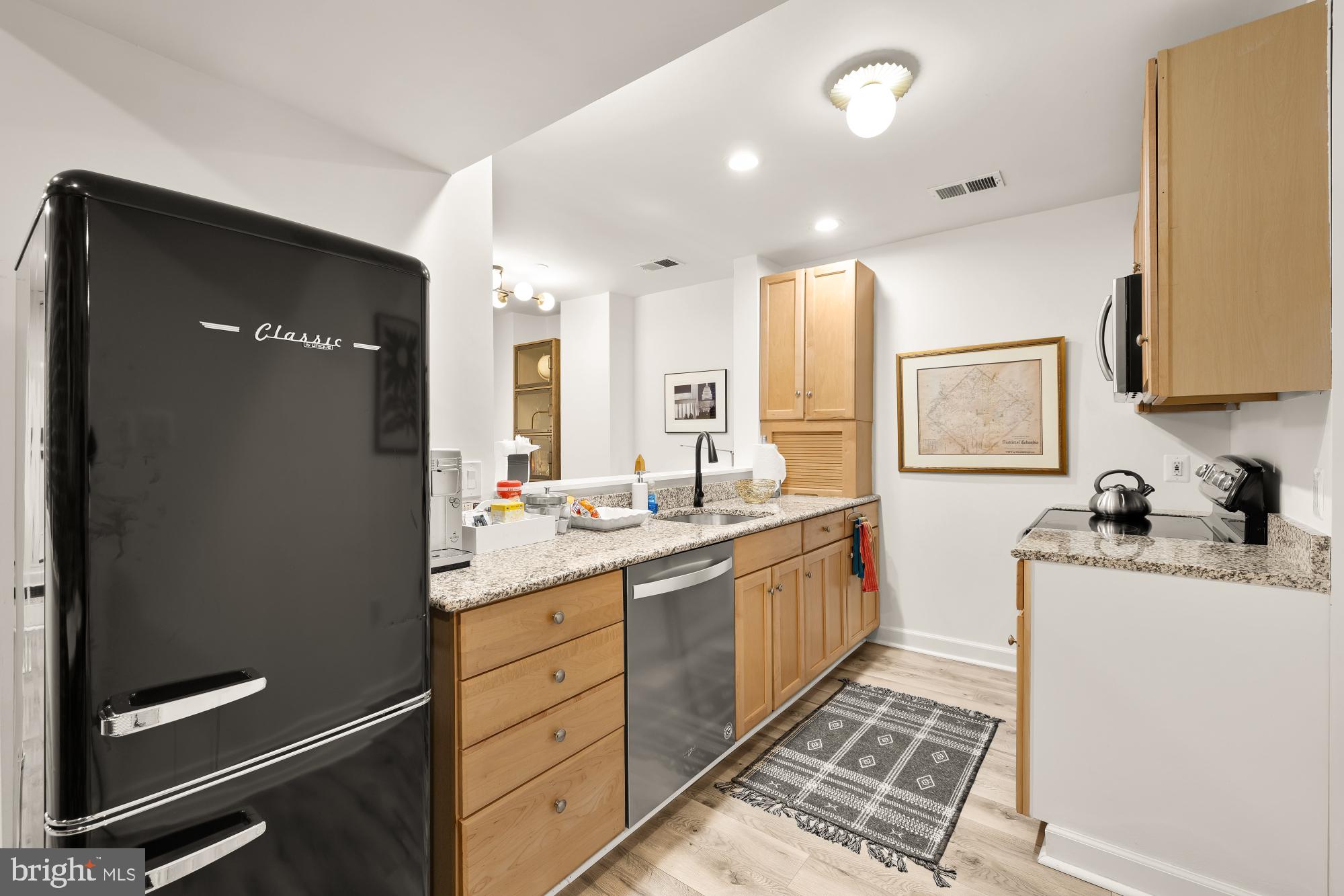 1214 T Street Northwest Washington, DC 20009 - Photo 63 of 88 Apartment kitchen with full size appliances