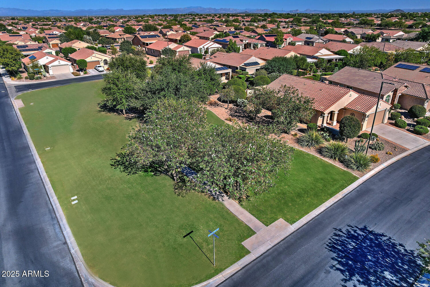 7382 West Silver Spring Way Florence, AZ 85132 - Photo 38 of 89 an aerial view of a house