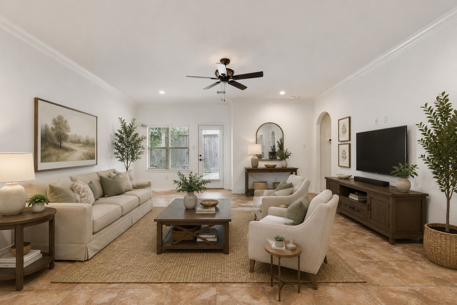 23911 Augusta Falls Lane Spring, TX 77389 - Photo 13 of 43 Virtually staged living room.
