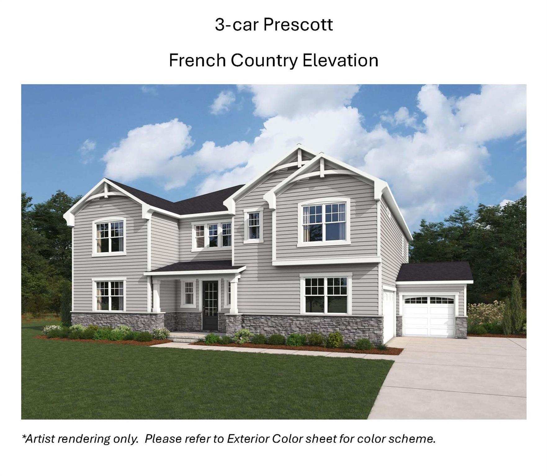 a view of a house with a garden