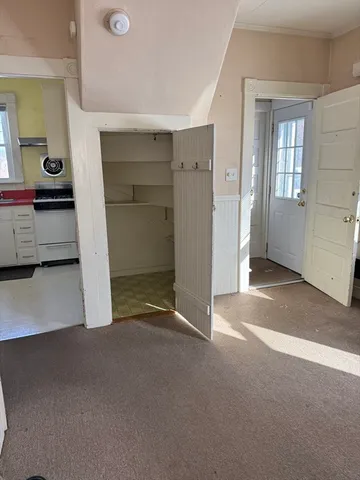 a view of a car garage door