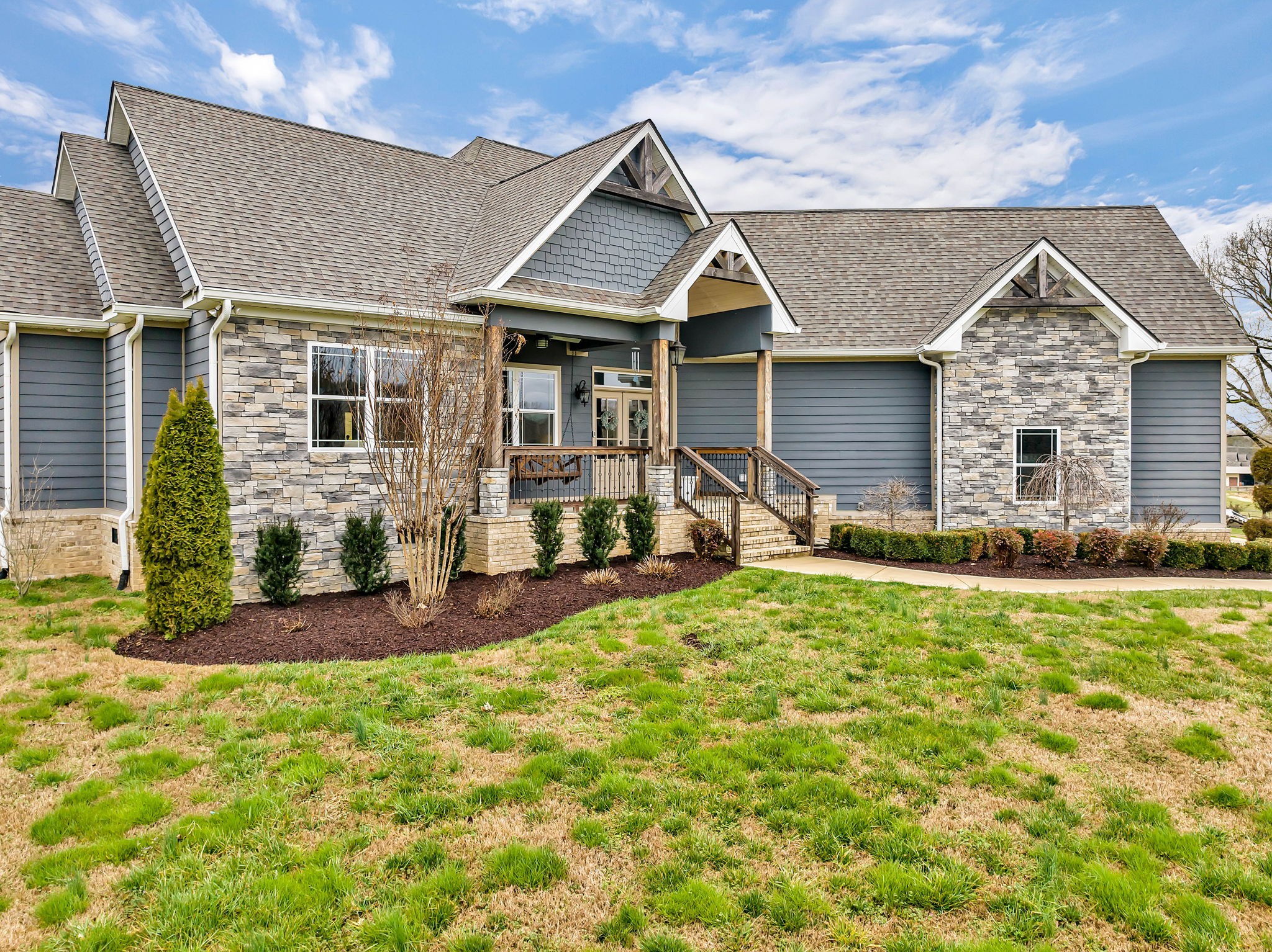 1349 Cliff Amos Road Spring Hill, TN 37174 - Photo 2 of 48 front view of a house with a yard