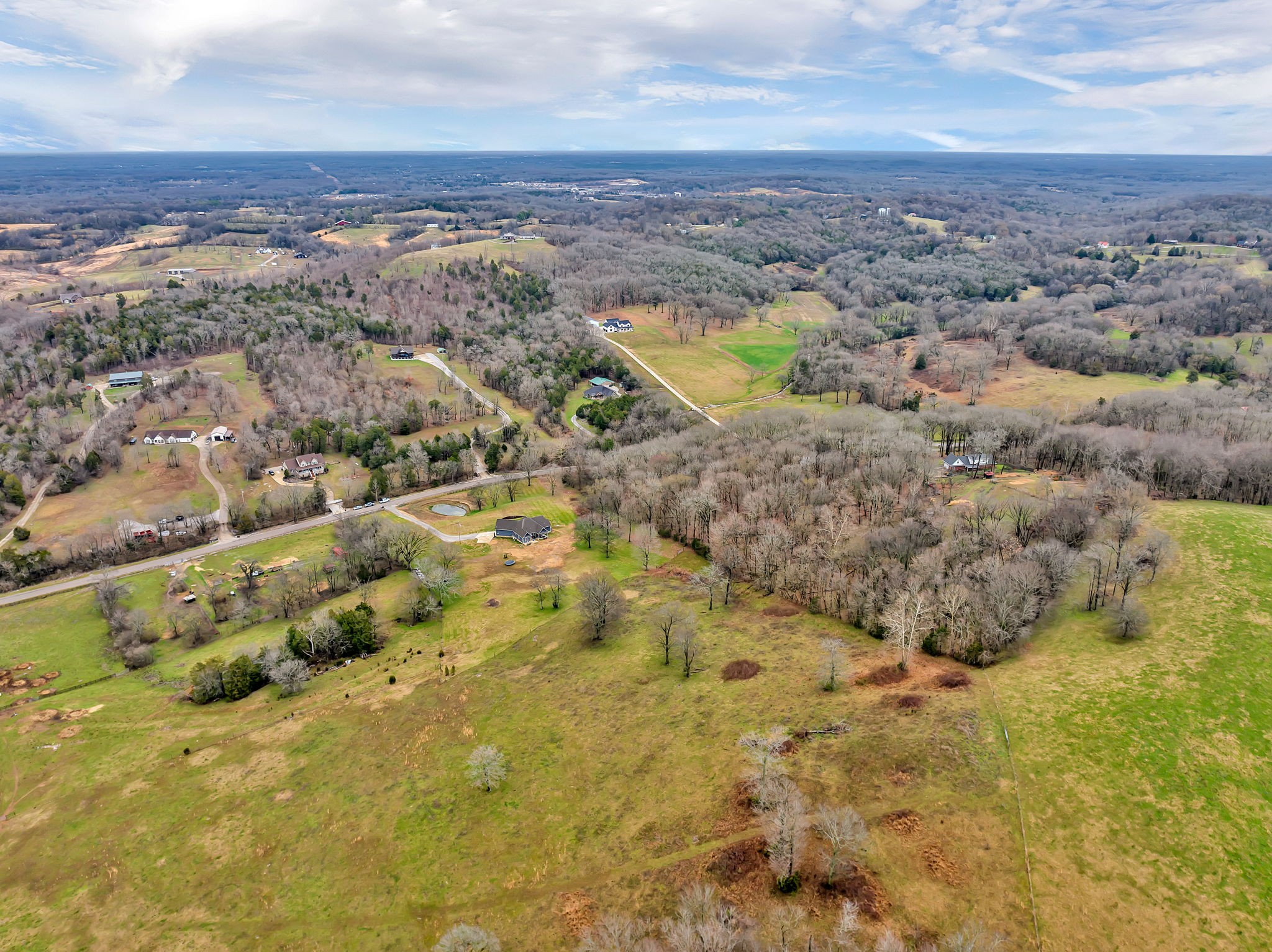 1349 Cliff Amos Road Spring Hill, TN 37174 - Photo 41 of 48 an aerial view of residential houses with outdoor space