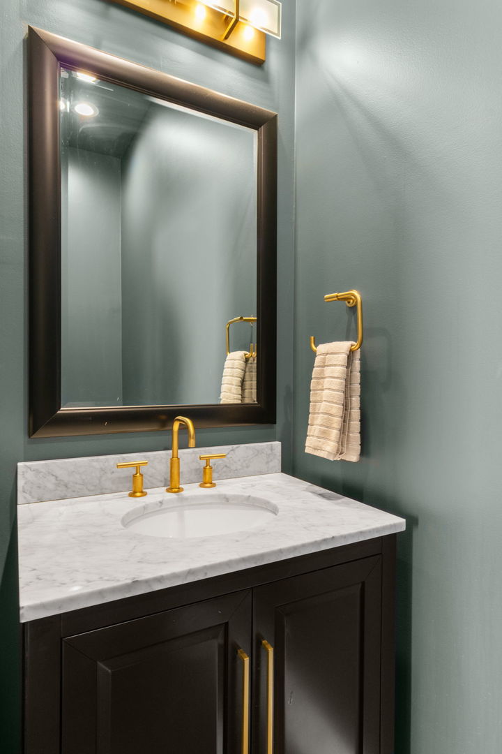 1507 South Prairie Avenue Chicago, IL 60605 - Photo 8 of 25 a bathroom with a sink and a mirror
