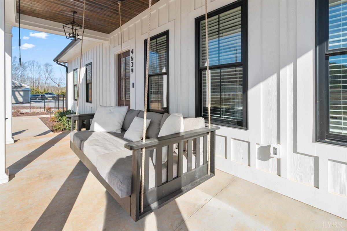 4639 Lowry Road Goode, VA 24556 - Photo 57 of 76 a view of a balcony with furniture
