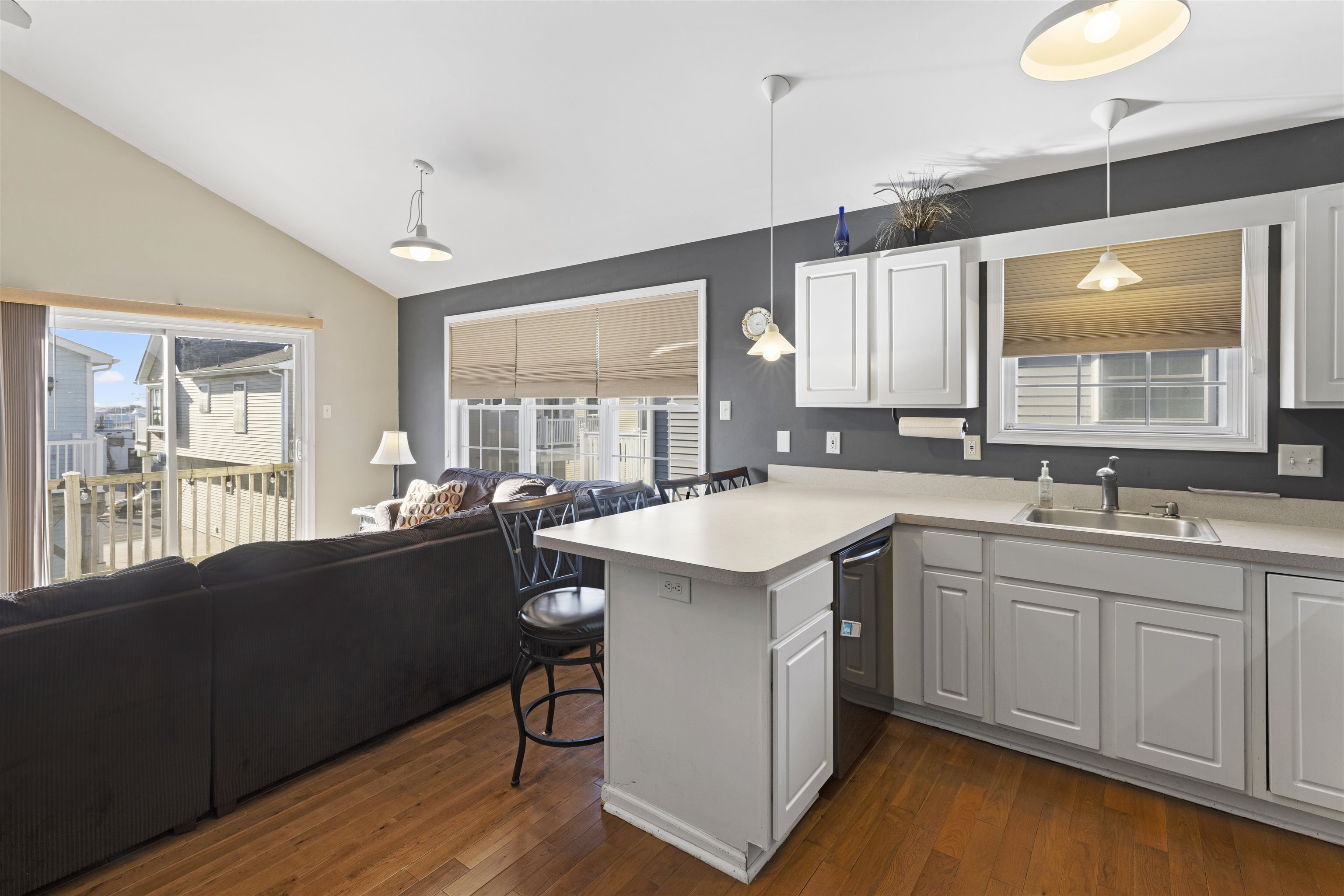 512 West Andrews Avenue, Unit B Wildwood, NJ 08260 - Photo 13 of 25 a kitchen with a sink stove and cabinets