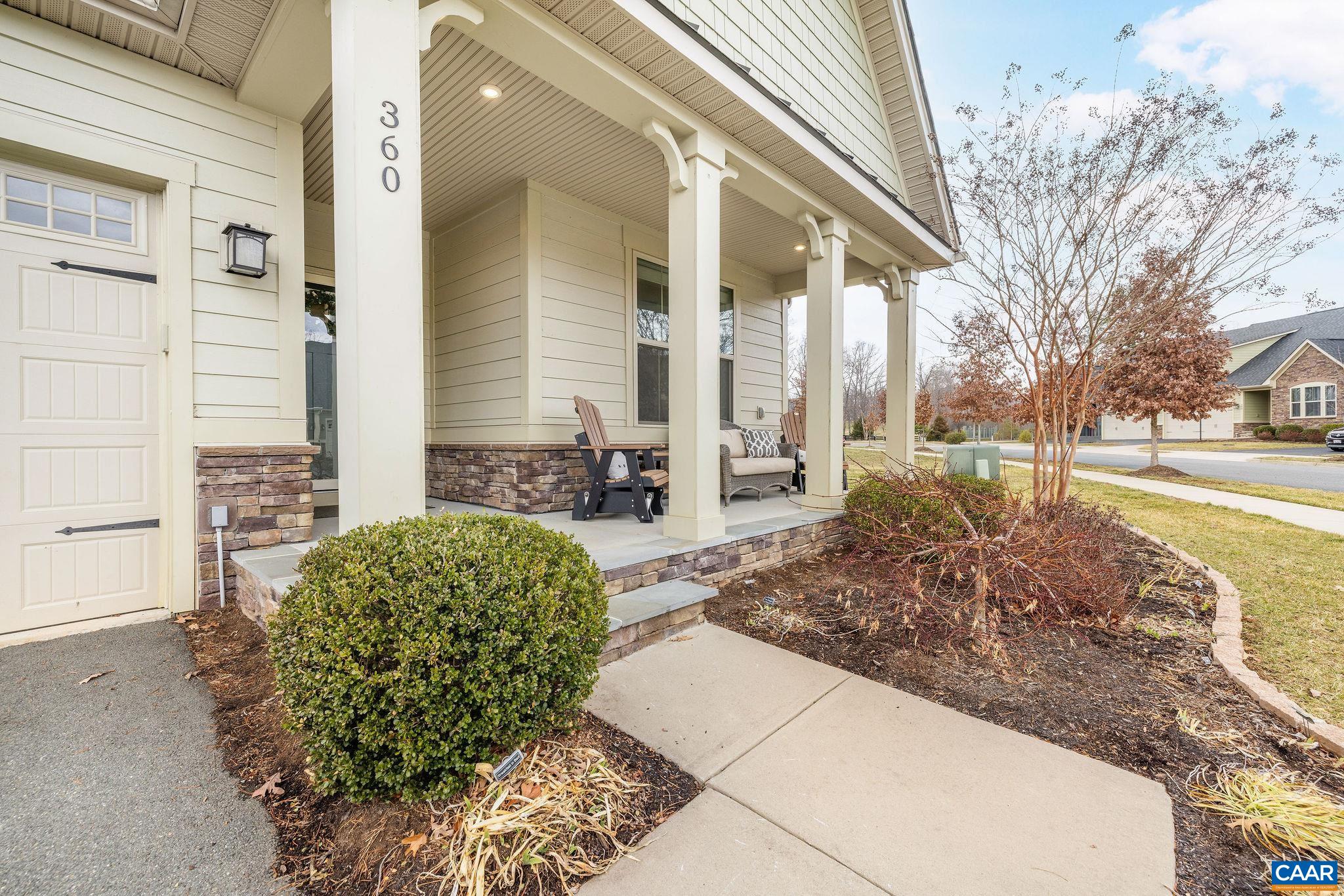 360 Winding Road Keswick, VA 22947 - Photo 5 of 48 a view of a backyard of the house
