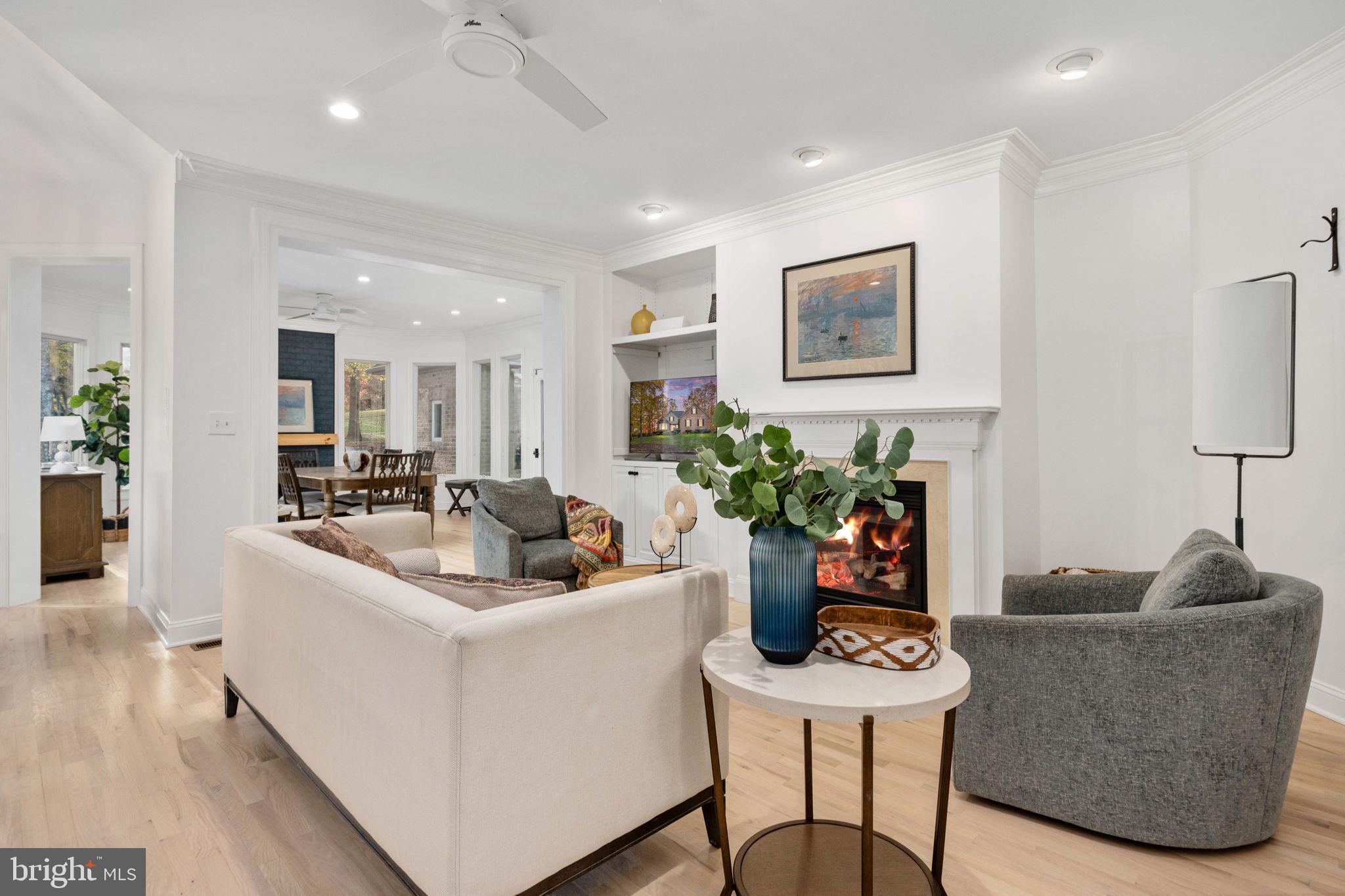 10816 Chatham Ridge Way Spotsylvania, VA 22551 - Photo 16 of 101 a living room with furniture and a potted plant