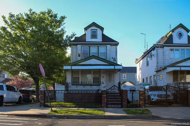 front view of a house with a porch