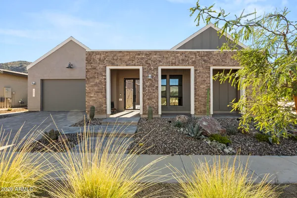 a house view with a outdoor space