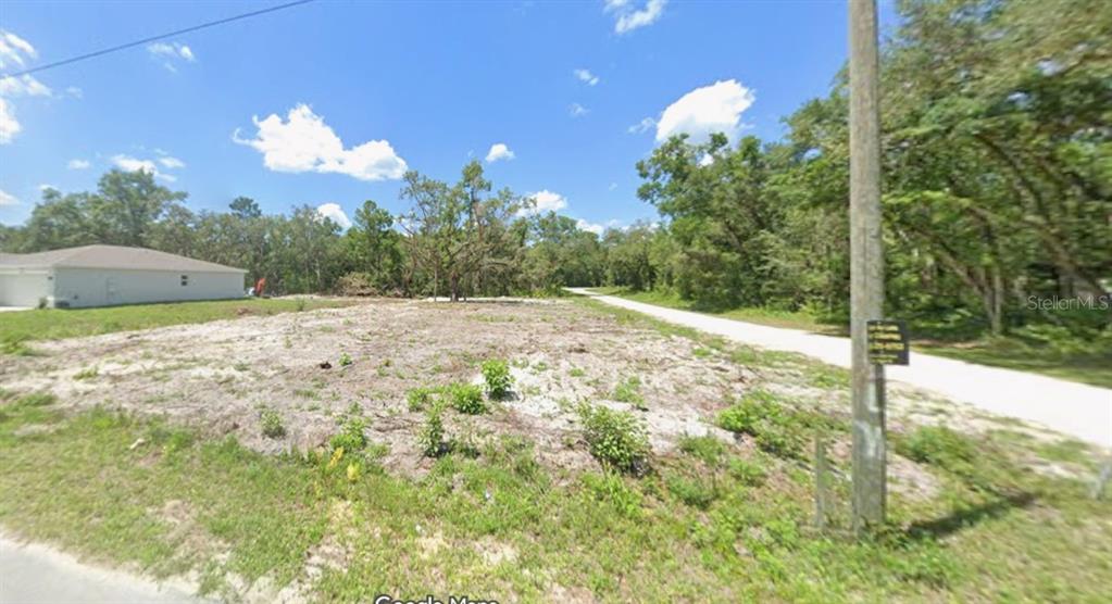 6425 Y Street Webster, FL 33597 - Photo 3 of 6 a view of a road with a yard and a fountain