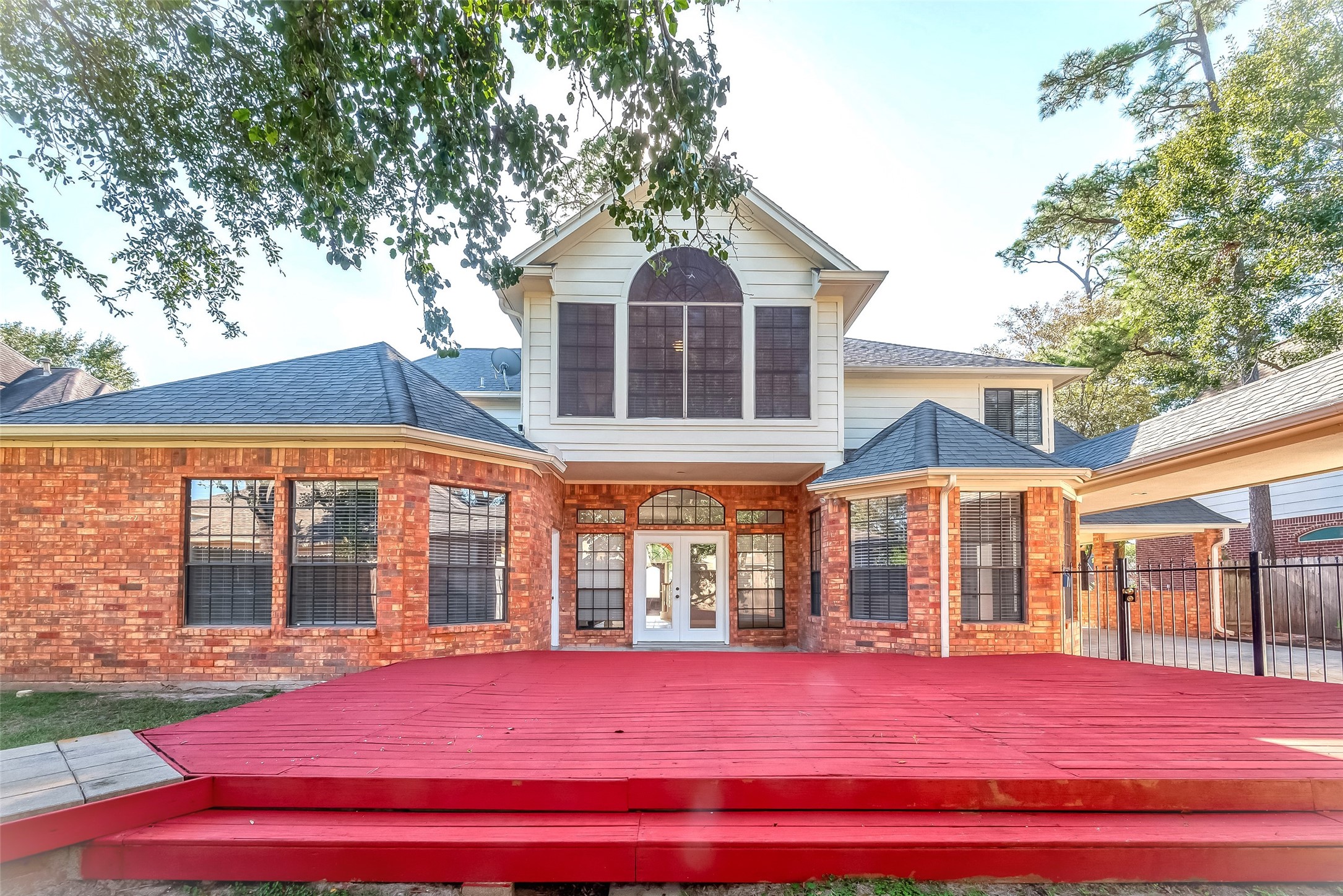 16018 Conners Ace Drive Spring, TX 77379 - Photo 44 of 47 a front view of a house with yard
