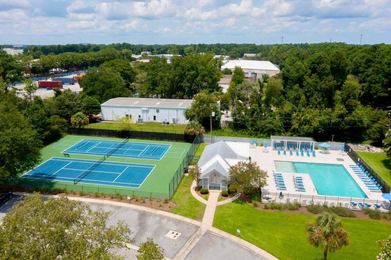 370 Stringer Alley Mount Pleasant, SC 29464 - Photo 36 of 47 Pool and Courts Side