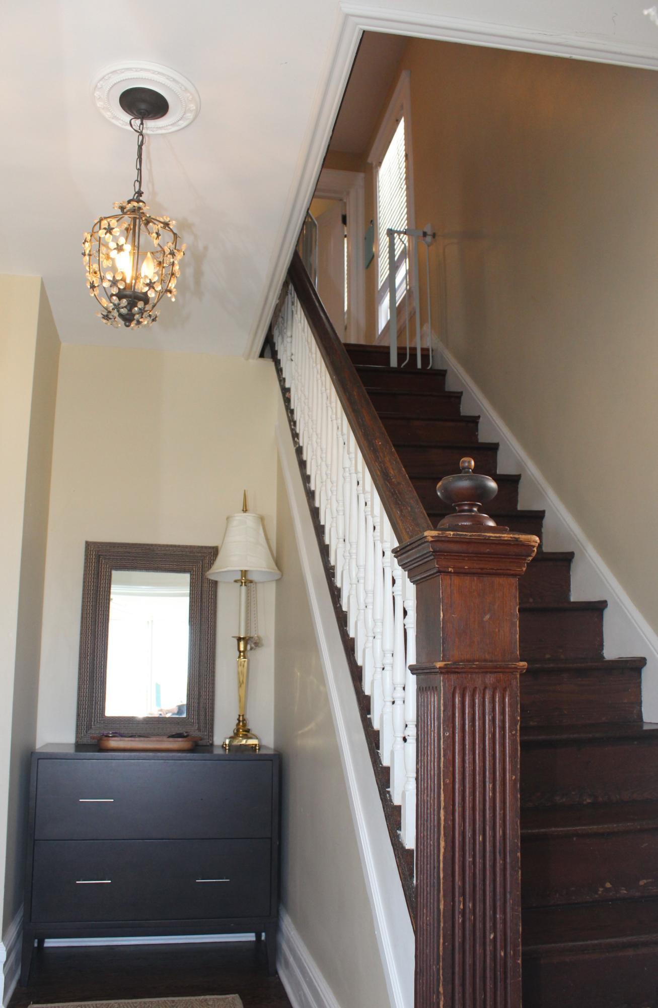675 River Road Fair Haven, NJ 07704 - Photo 13 of 36 a view of a hallway with wooden floor and staircase