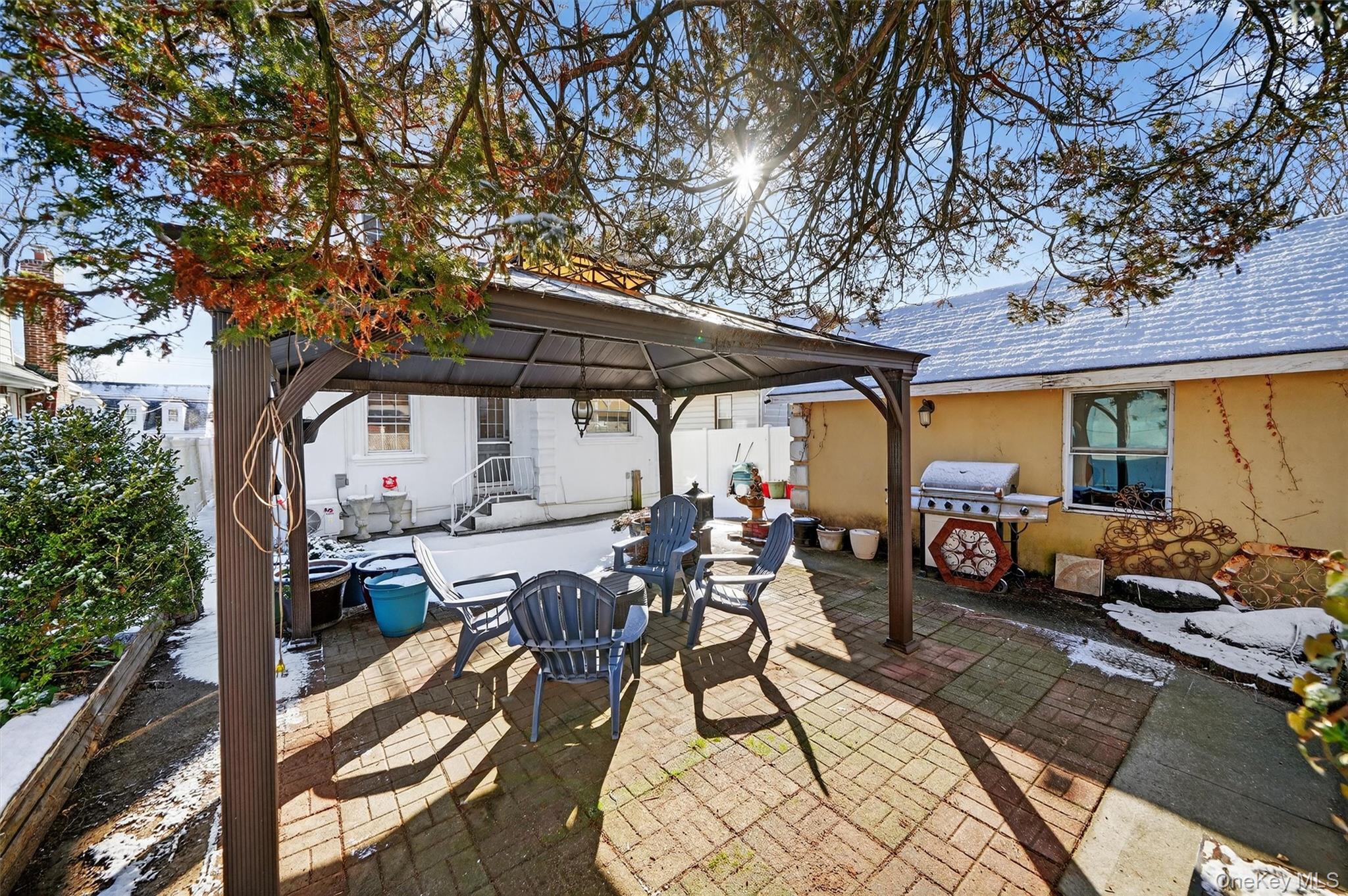 138-16 230th Street Queens, NY 11413 - Photo 47 of 49 View of patio / terrace with a gazebo and grilling area