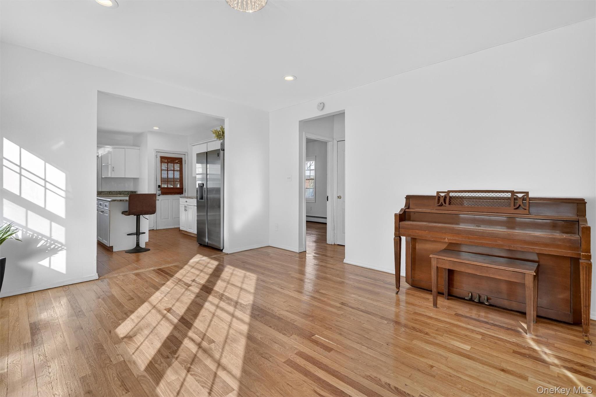 138-16 230th Street Queens, NY 11413 - Photo 8 of 49 Dining area with recessed lighting and light wood-style flooring