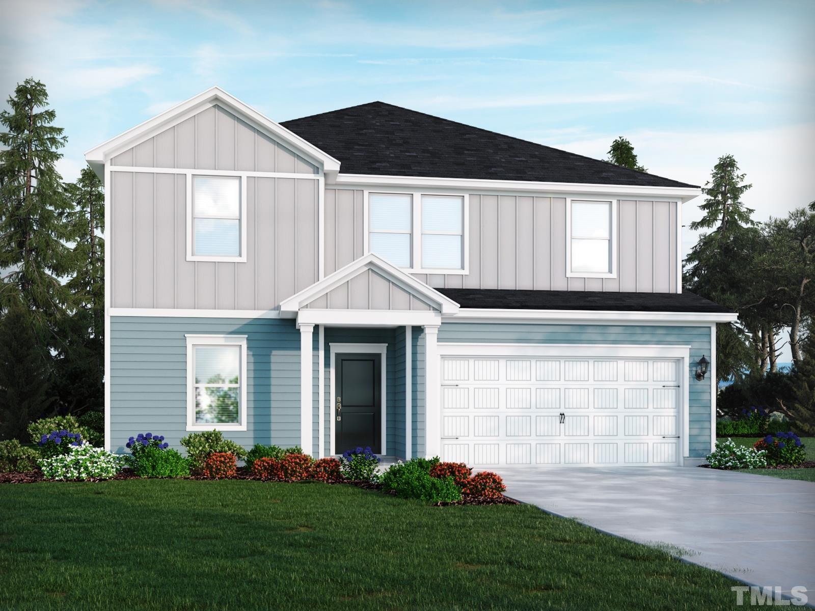 3005 Farndale Trace Durham, NC 27712 - Photo 1 of 14 a front view of a house with a garden