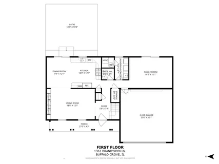 $495,000 | 1361 Brandywyn Lane, Buffalo Grove, IL 60089