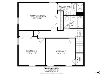 $495,000 | 1361 Brandywyn Lane, Buffalo Grove, IL 60089