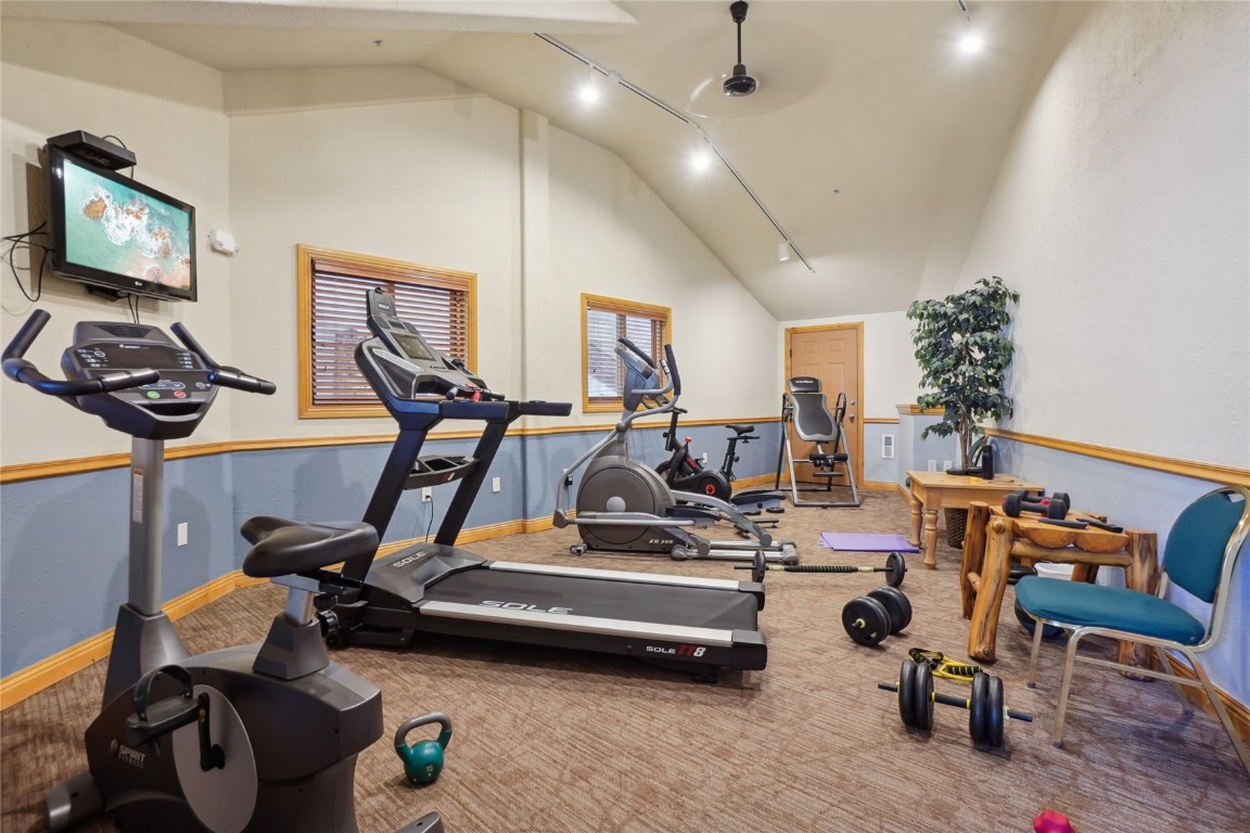 22714 Highway 6, Unit 5941 Keystone, CO 80435 - Photo 31 of 41 a view of a room with gym equipment