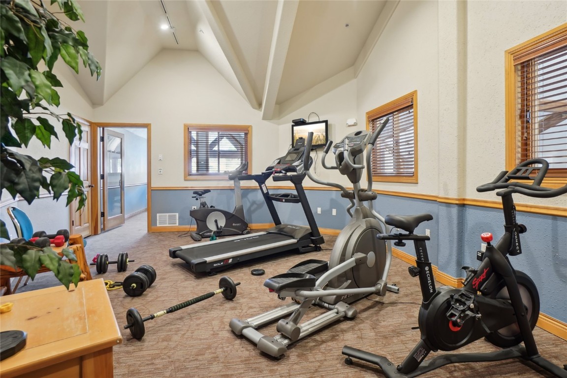 22714 Highway 6, Unit 5941 Keystone, CO 80435 - Photo 32 of 41 a view of a room with gym equipment
