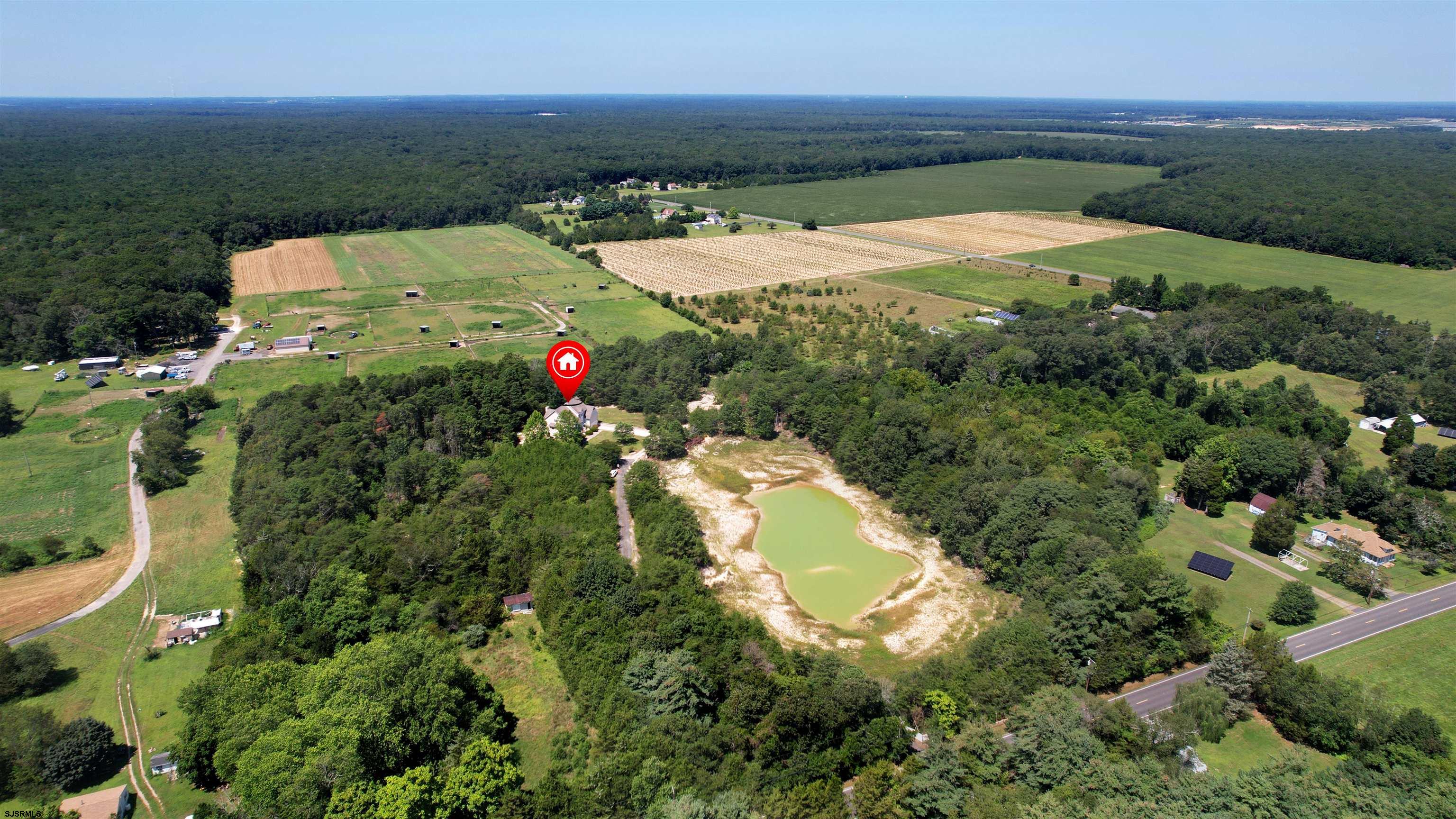892 Hogbin Road Millville, NJ 08332 - Photo 49 of 63 an aerial view of residential houses with outdoor space and swimming pool