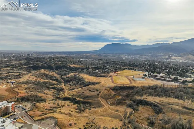 a view of lake and mountain