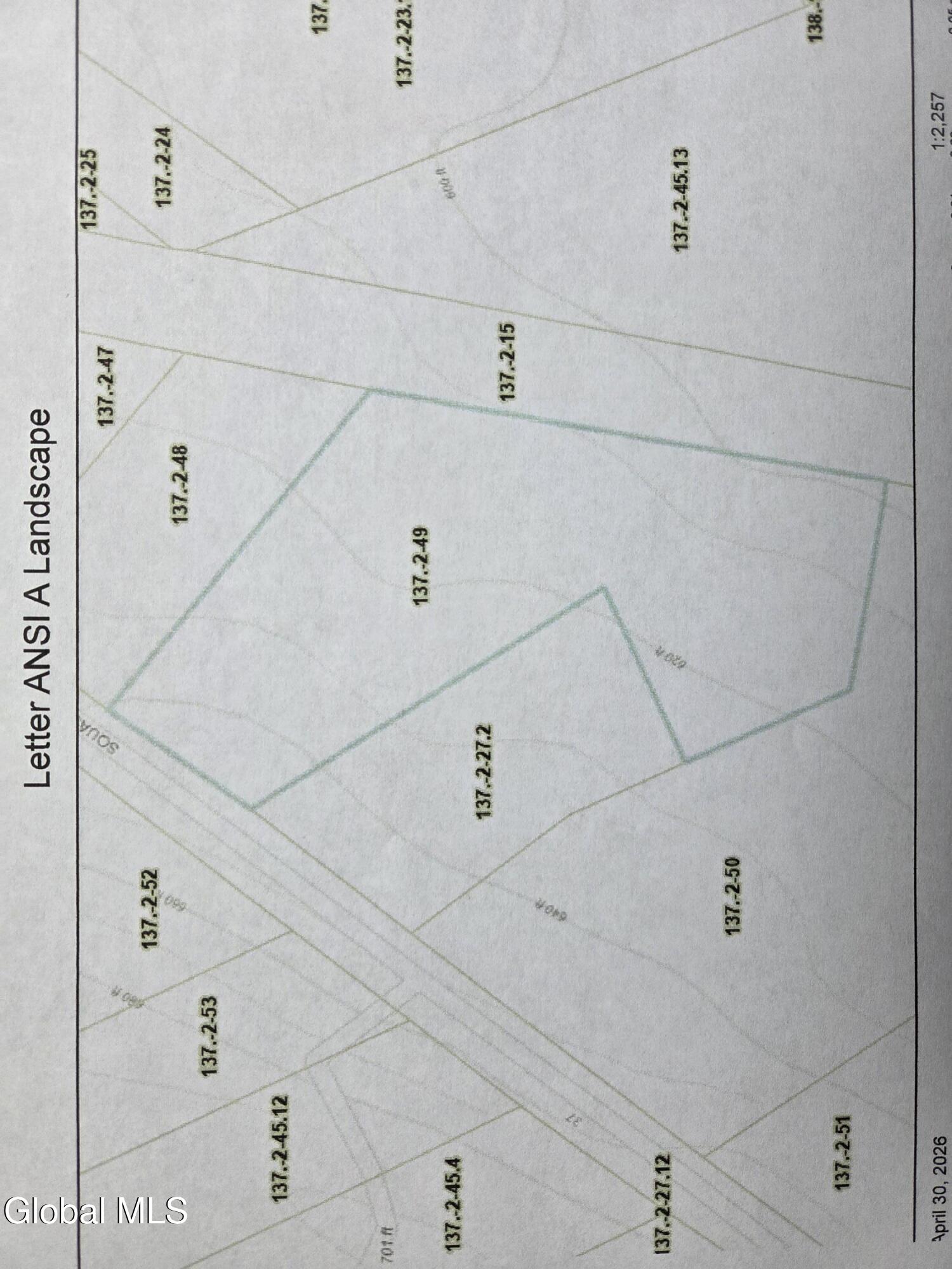 30 Squashville Road Greenfield, NY 12833 - Photo 3 of 3 Tax Map Pic