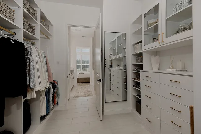 a view of walk in closet