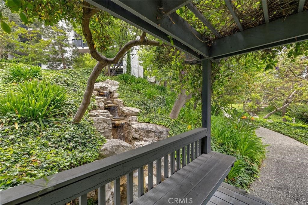 3605 West Hidden Lane, Unit 309 Rolling Hills Estates, CA 90274 - Photo 30 of 37 a view of a garden from a balcony