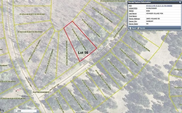 $9,250 | Lot 56 Skylight Terrace, Webster, WI 54893