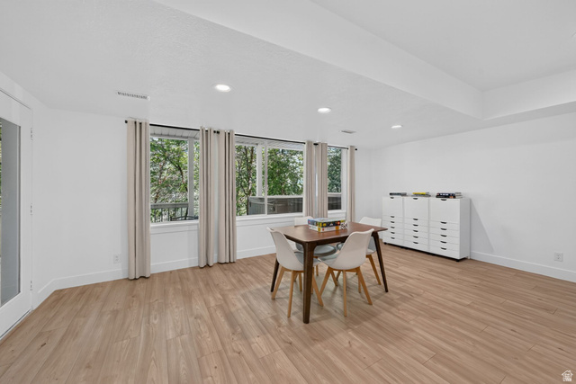 1979 Cave Hollow Way Bountiful, UT 84010 - Photo 32 of 59 Spacious room featuring wood-finish flooring, white walls, and recessed lighting