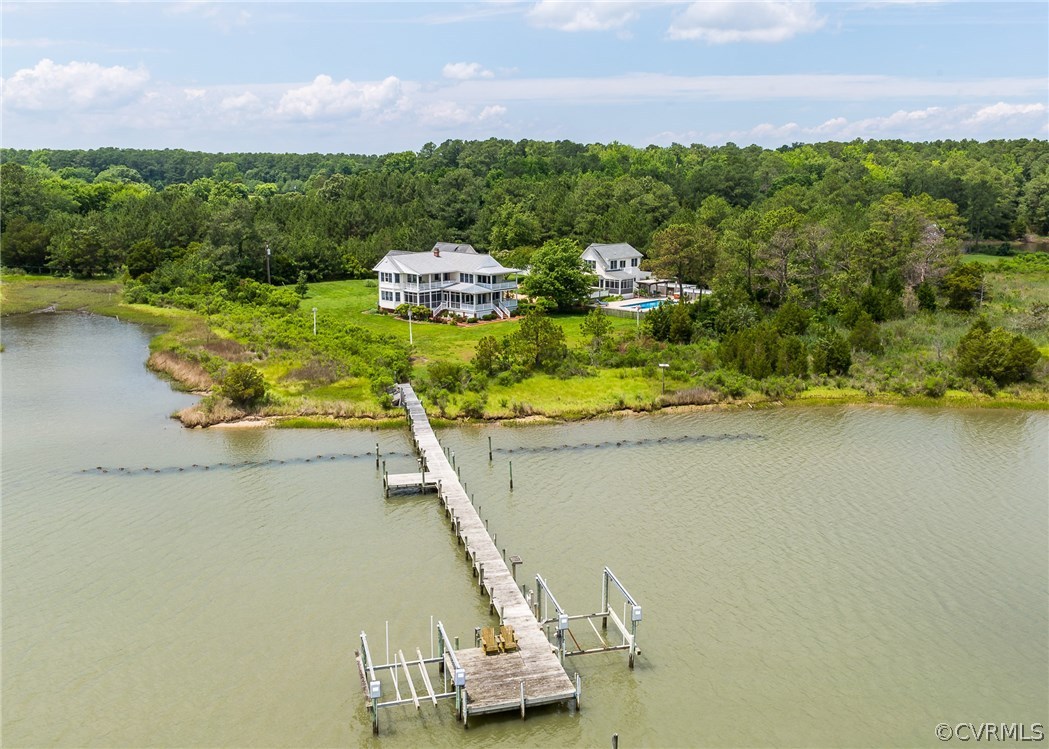 192 Captain Genes Rd Port Mathews, VA 23109 - Photo 3 of 49 a view of a lake with a