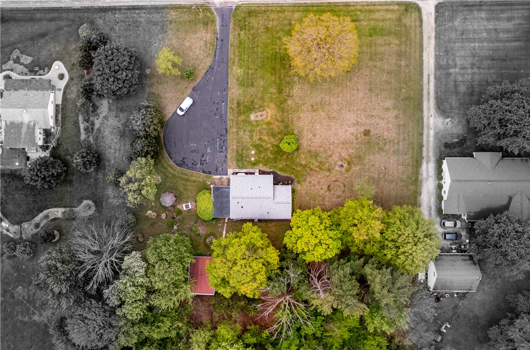 11296 Pansing Road Brookville, OH 45309 - Photo 52 of 53 An aerial perspective reveals a secluded residence amidst lush surroundings.