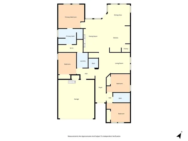 a picture of a floor plan