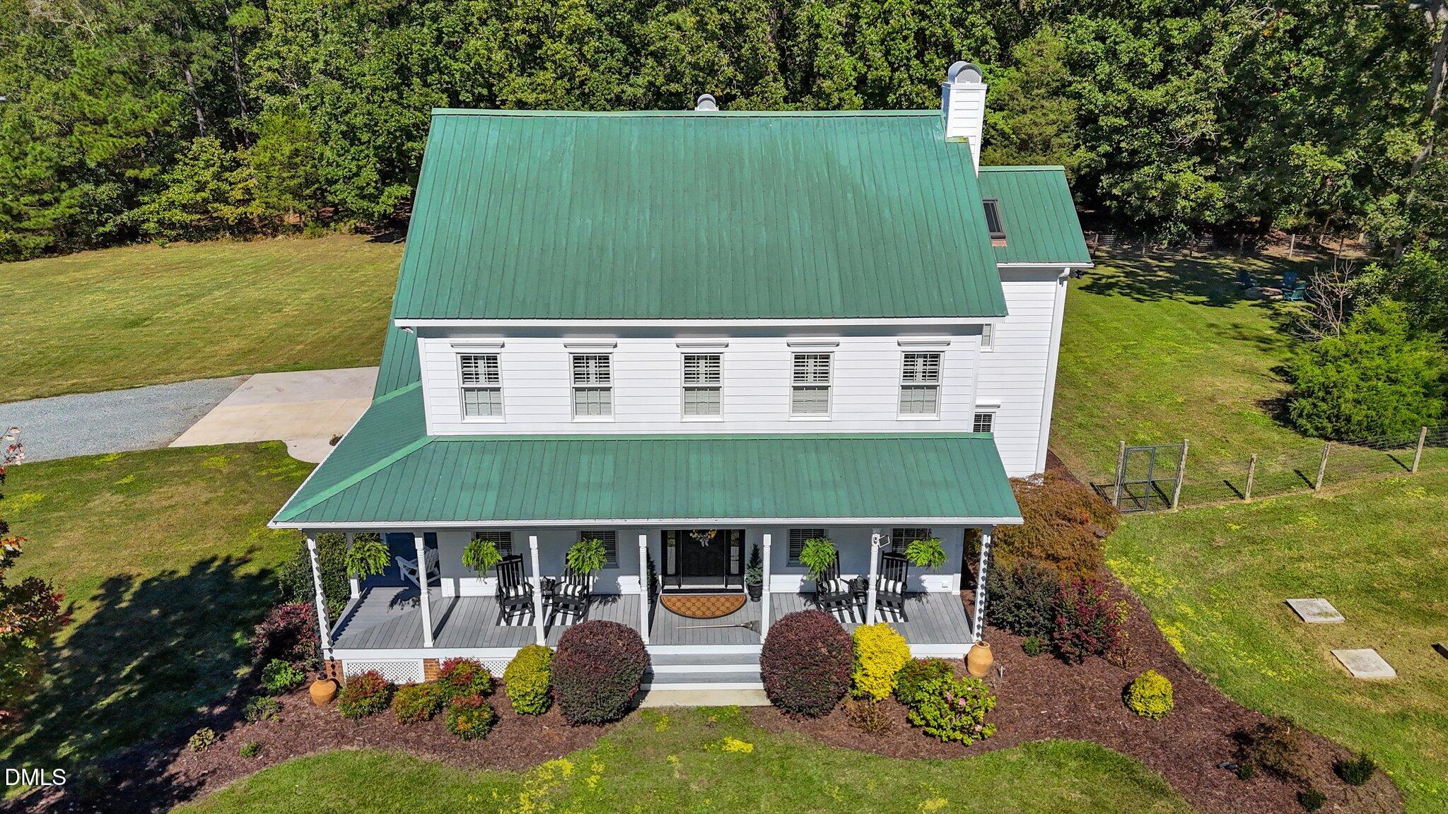 220 Epps Clark Road Siler City, NC 27344 - Photo 22 of 55 an aerial view of a house with a garden view