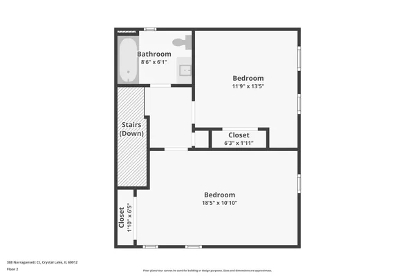 $464,900 | 388 Narragansett Court, Crystal Lake, IL 60012