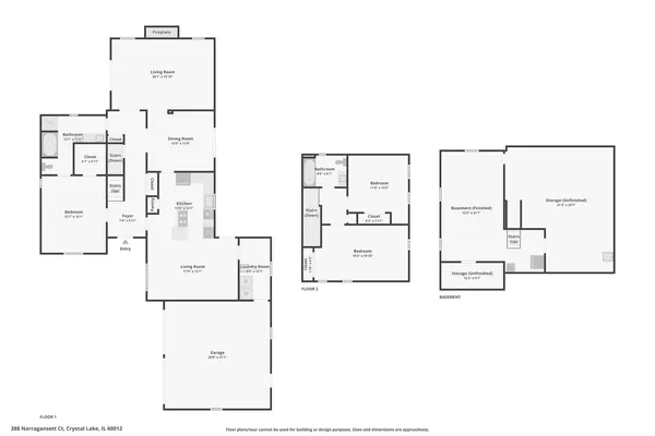 $464,900 | 388 Narragansett Court, Crystal Lake, IL 60012
