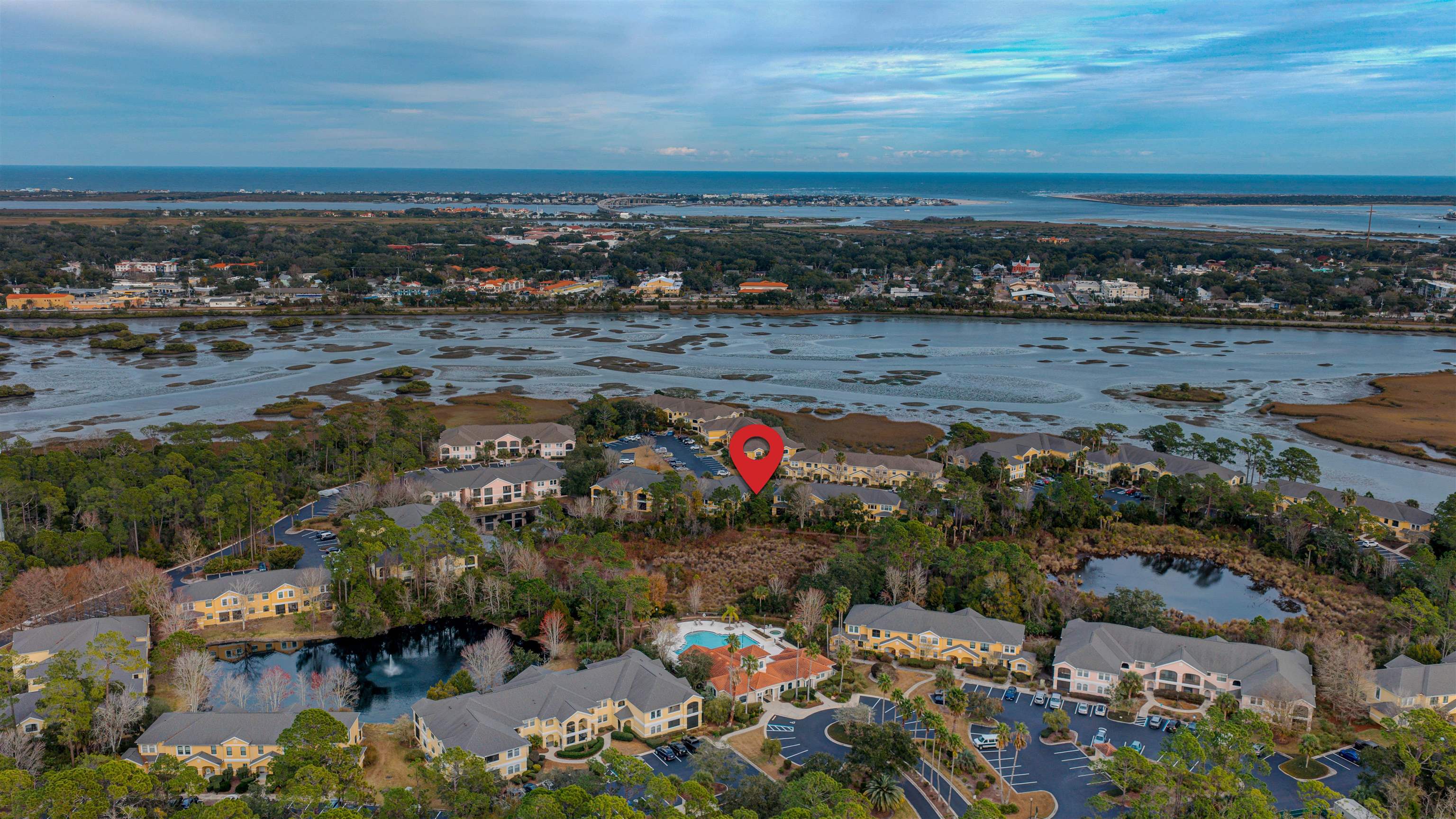 1800 Vista Cove Road St. Augustine, FL 32084 - Photo 12 of 58 a view of a city and ocean view