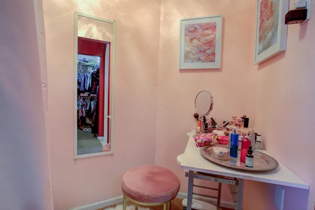 an empty room with window