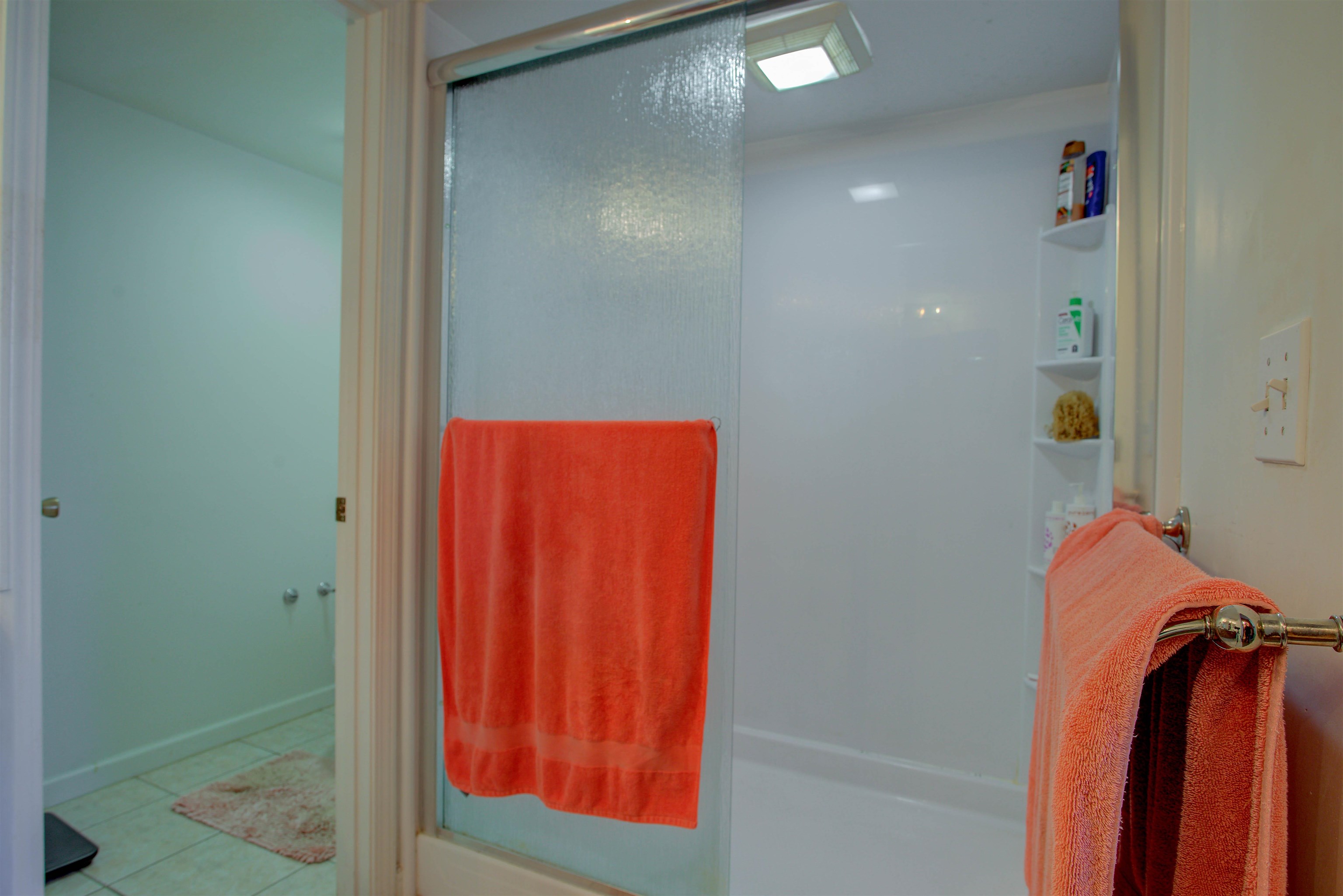 1800 Vista Cove Road St. Augustine, FL 32084 - Photo 37 of 58 Bathroom with a shower stall and tile patterned floors