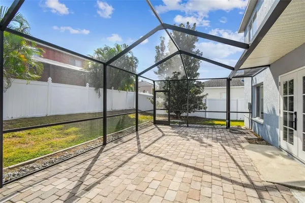 a view of a house with a swimming pool